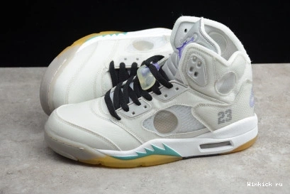 GREY - OF AIR GREEN JORDAN 5 SP 0710